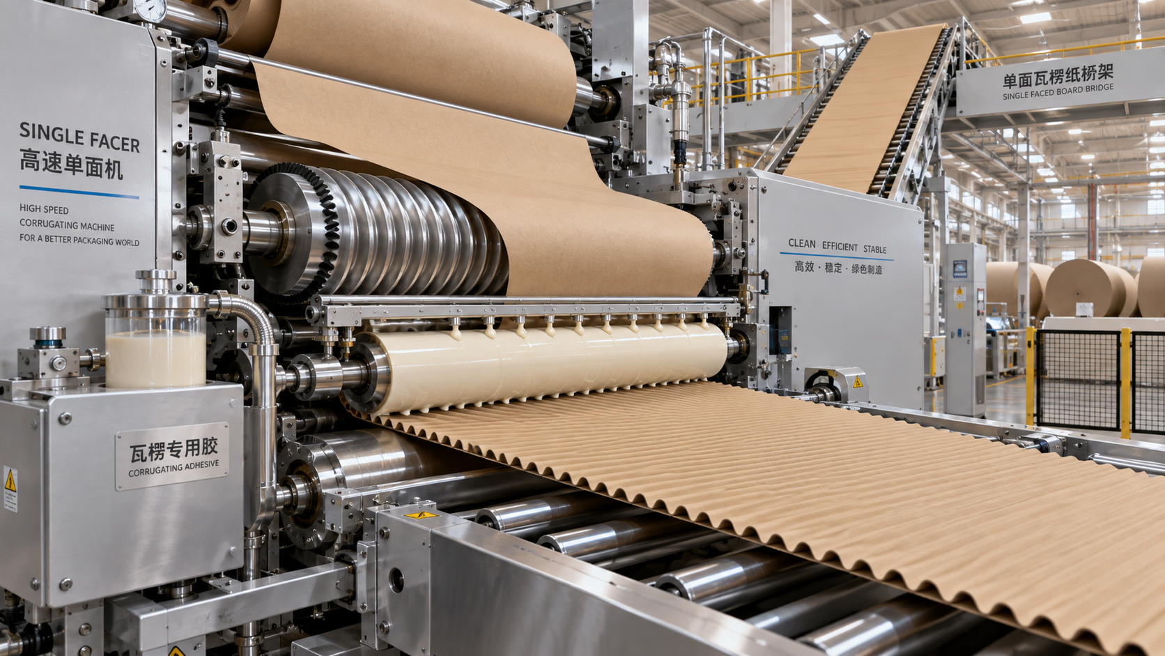 How Single Facers Shape Corrugated Board Speed and Consistency