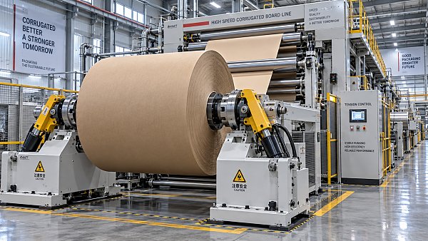 Heavy Duty Unwind Stands That Stabilize High-Speed Corrugators