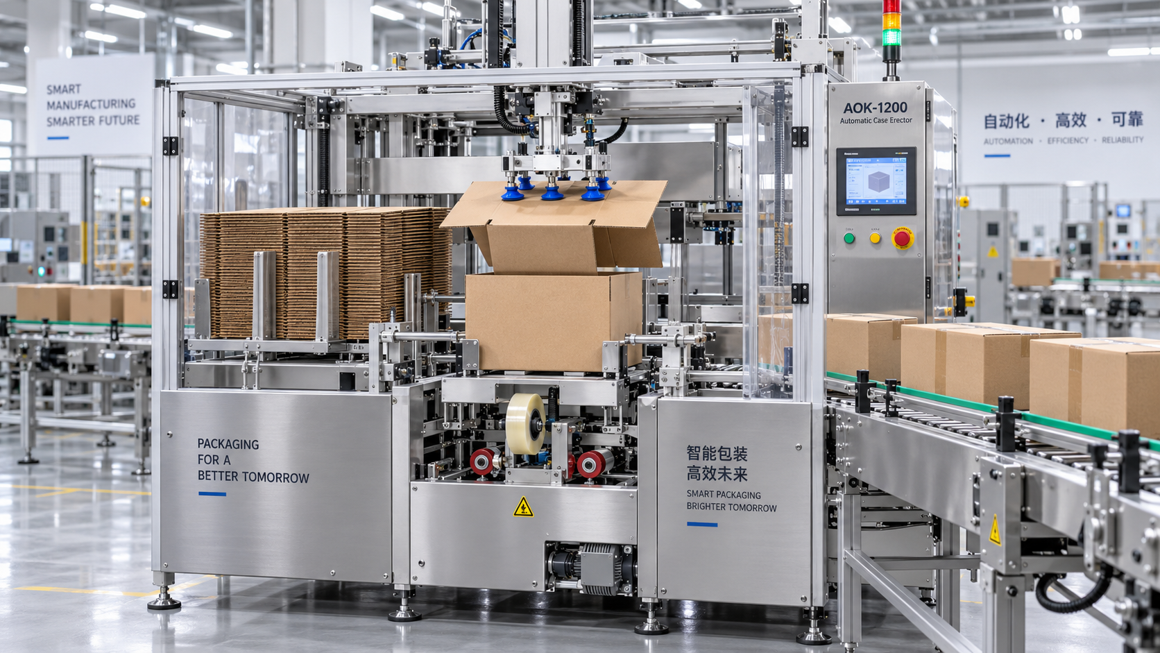 Case Erecting Machines That Reduce Packaging Line Downtime