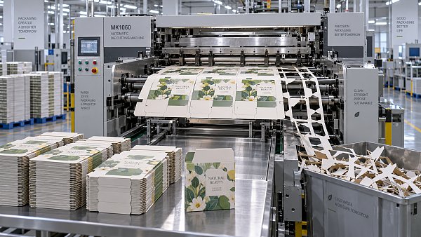 Carton Die Cutting for Folding Cartons That Reduces Setup Waste