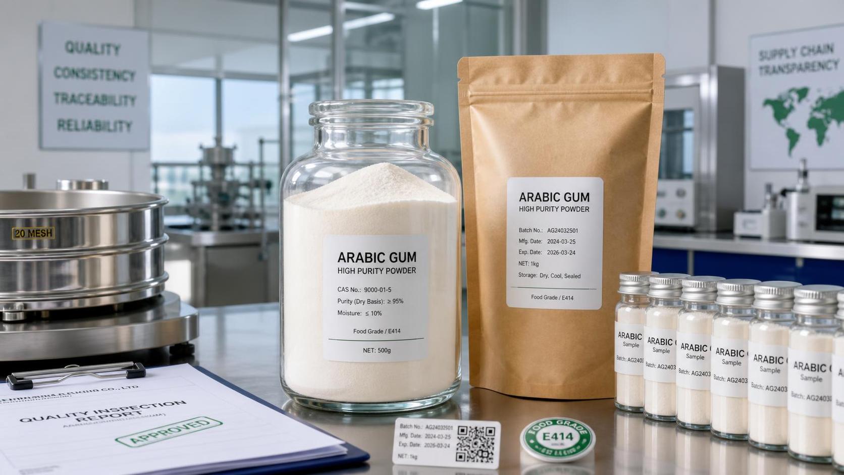 How to Choose a Reliable Gum Arabic Powder Supplier for Consistent Quality