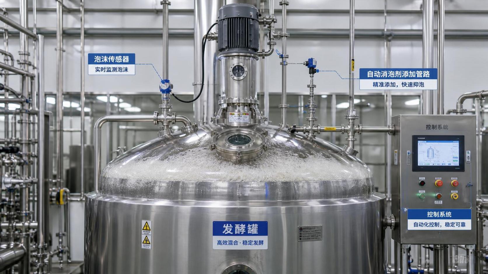 How Industrial Defoaming Agents for Fermentation Solve Foam Control