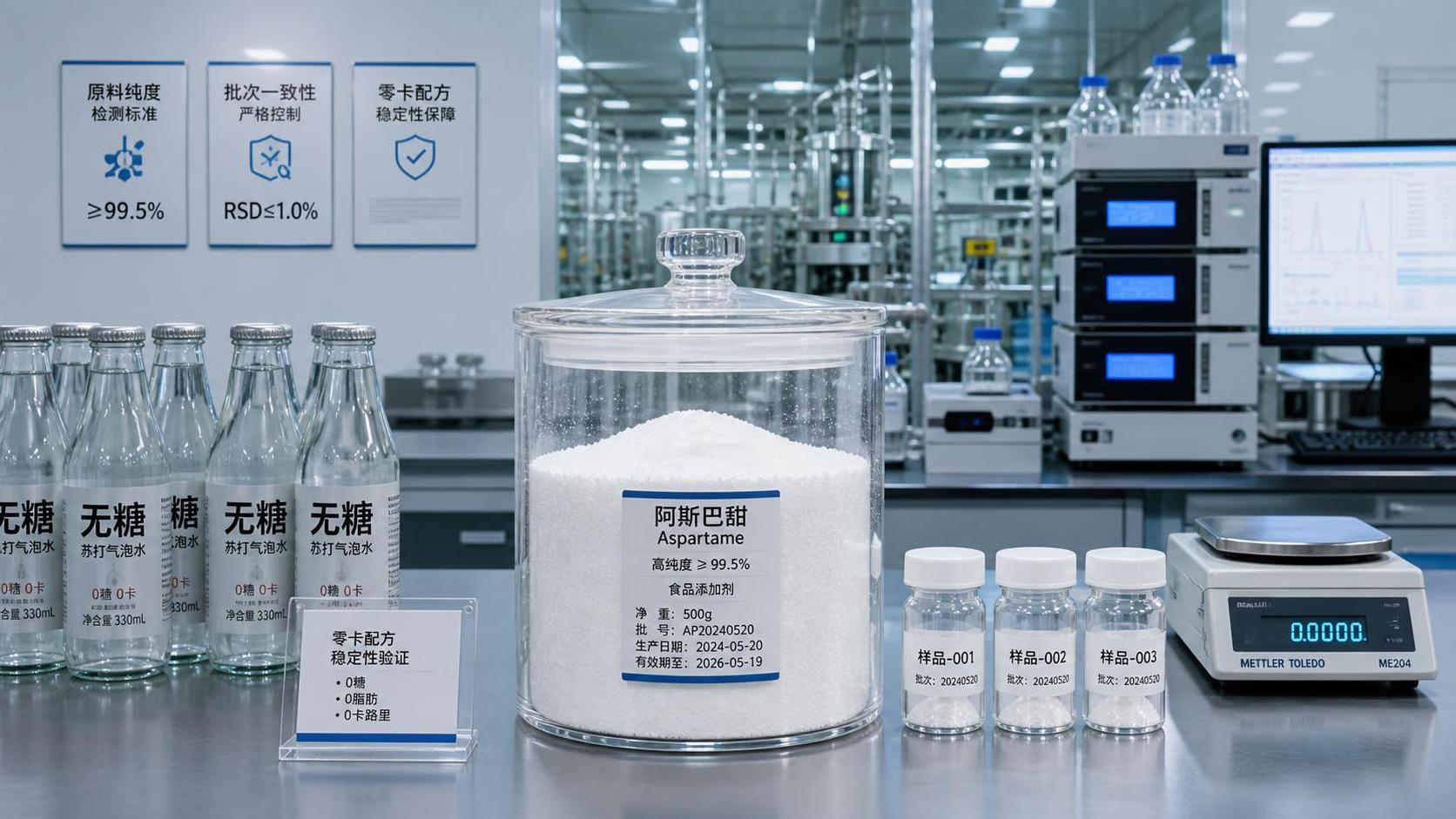 How High Purity Aspartame Supports Consistent Zero-Calorie Formulas