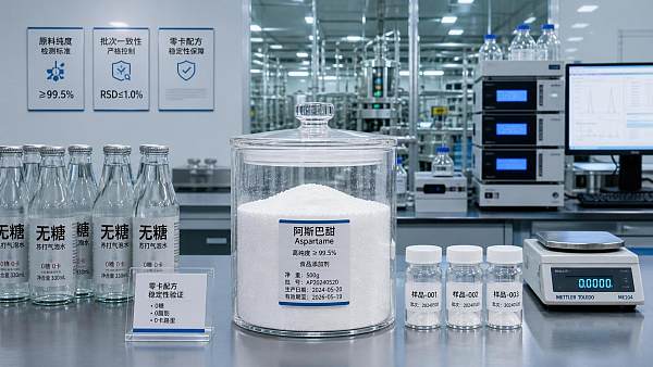 How High Purity Aspartame Supports Consistent Zero-Calorie Formulas