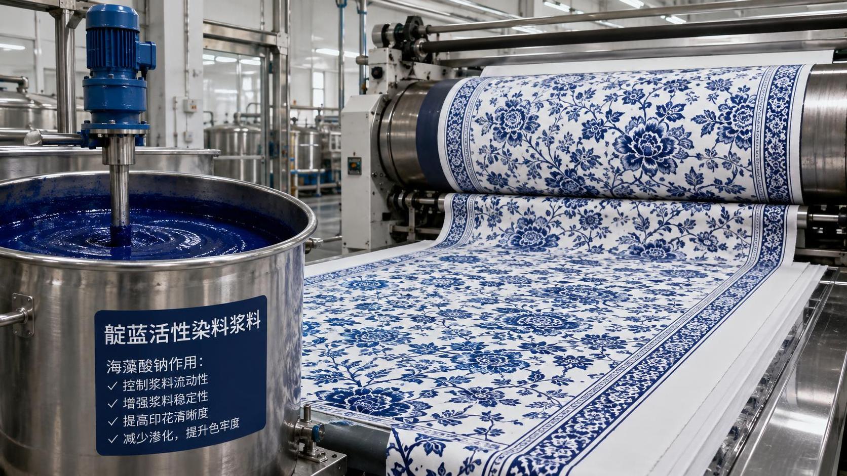 How Sodium Alginate for Textile Printing Improves Paste Control