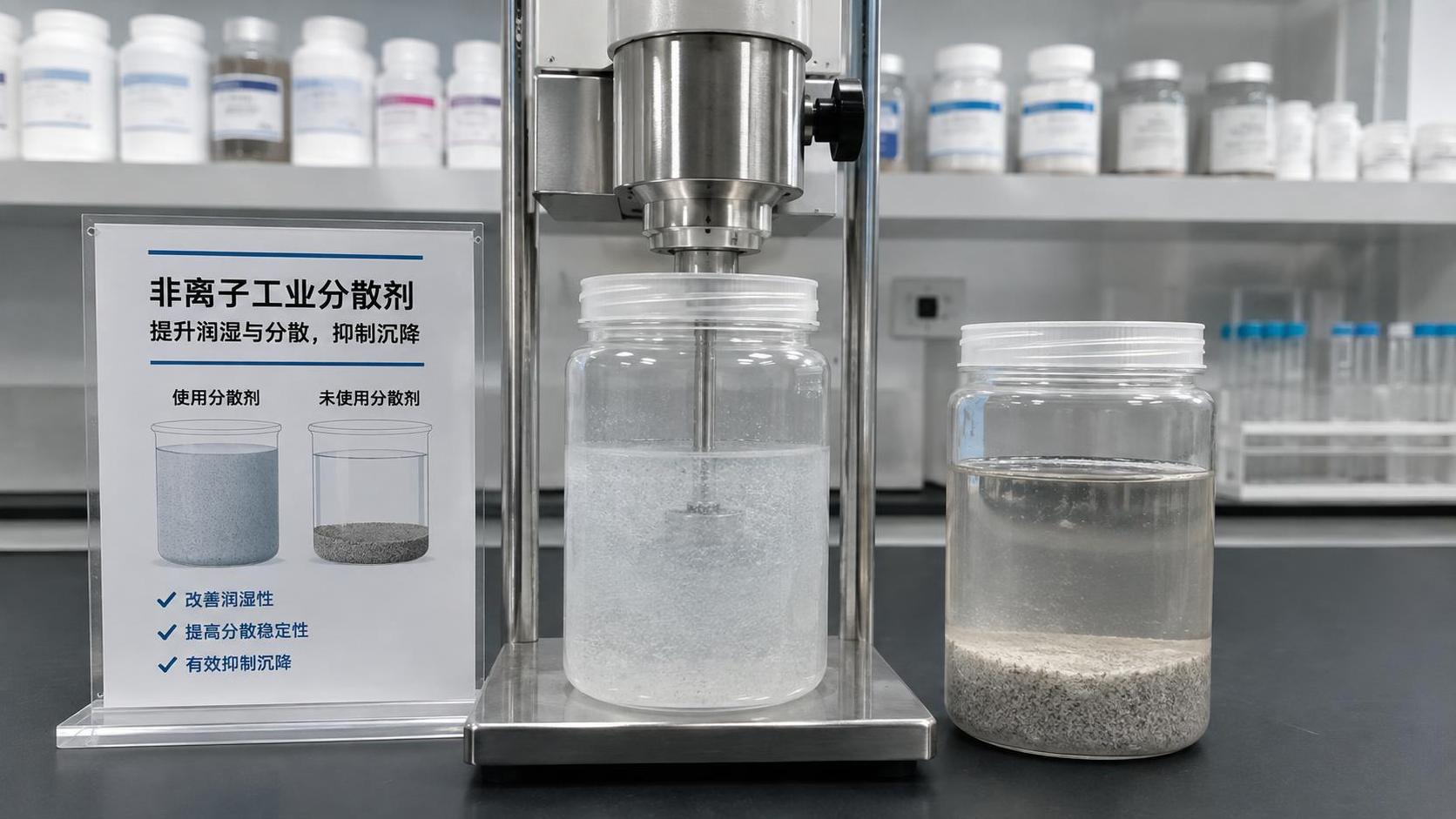 How Non Ionic Industrial Dispersants Prevent Sedimentation in Water Based Formulas