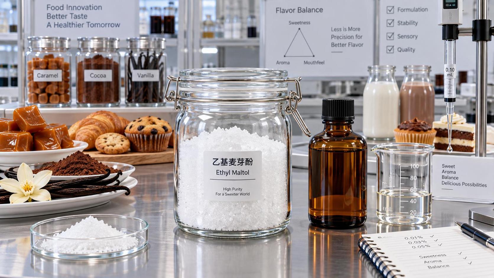 Ethyl Maltol in Food Formulations for Balanced Sweet Aroma Profiles