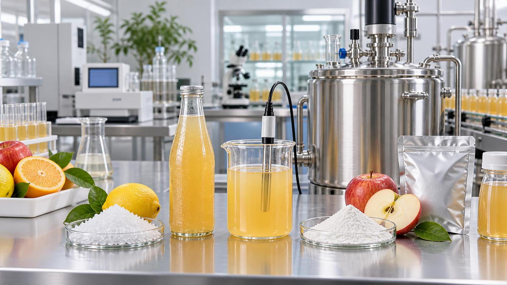 How Acidity Regulators Improve Beverage Flavor and Shelf Life