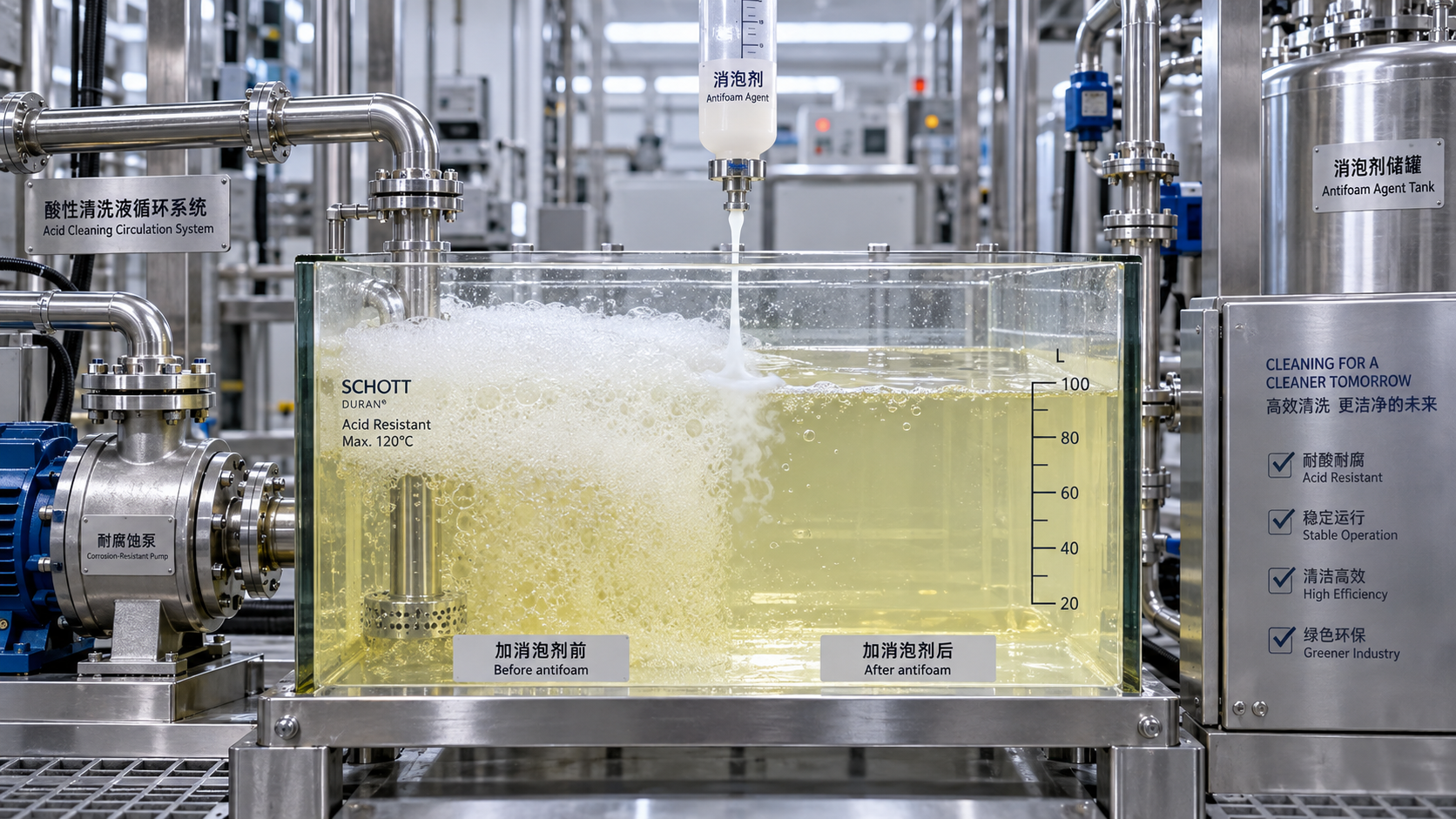 Are Cleaning Defoamers Compatible With Acidic Cleaning Solutions?