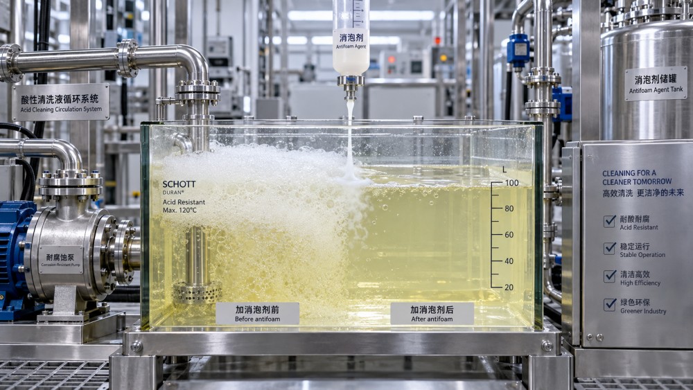 Are Cleaning Defoamers Compatible With Acidic Cleaning Solutions?