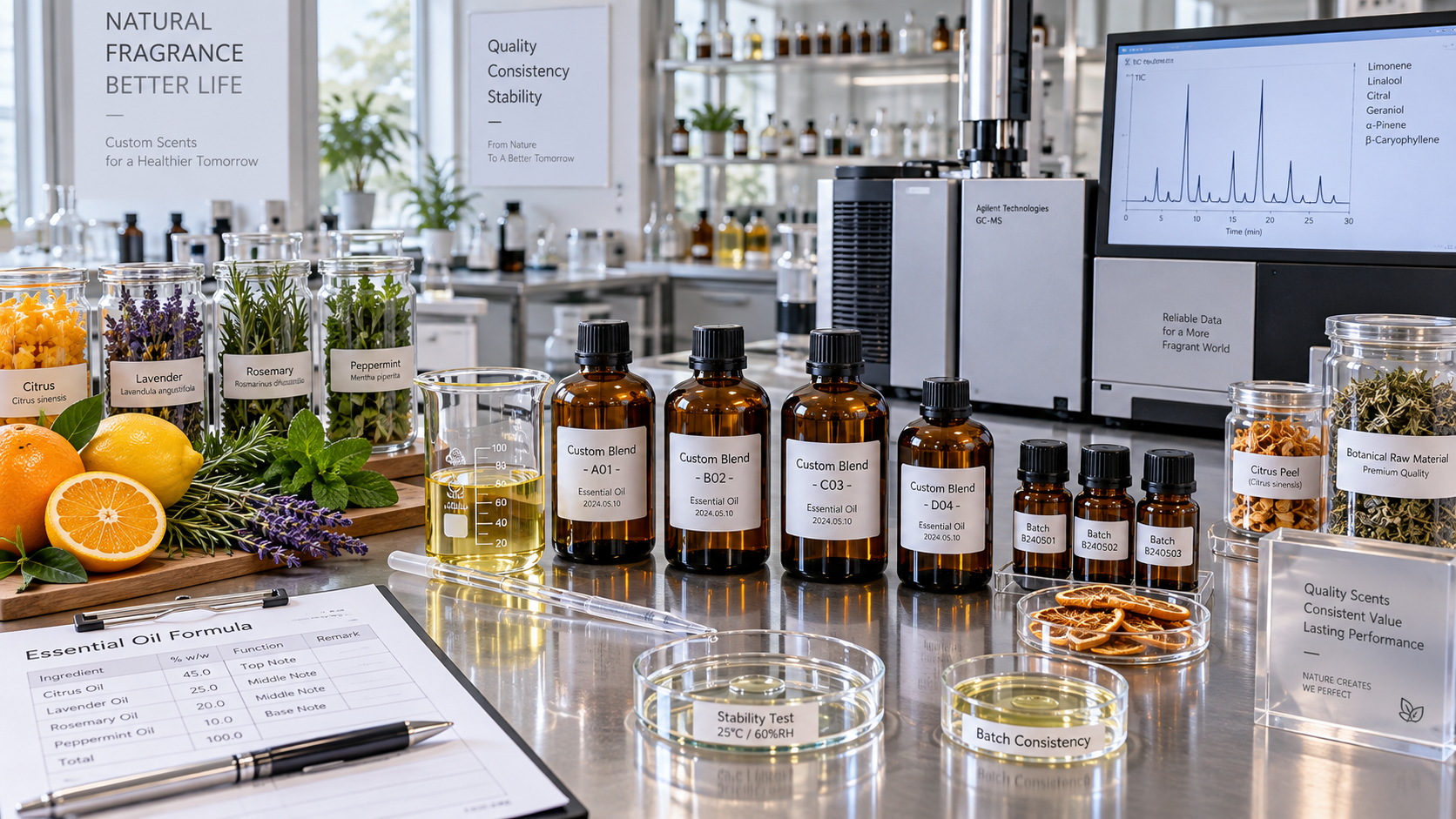 What to Evaluate When Sourcing Custom Essential Oil Blends