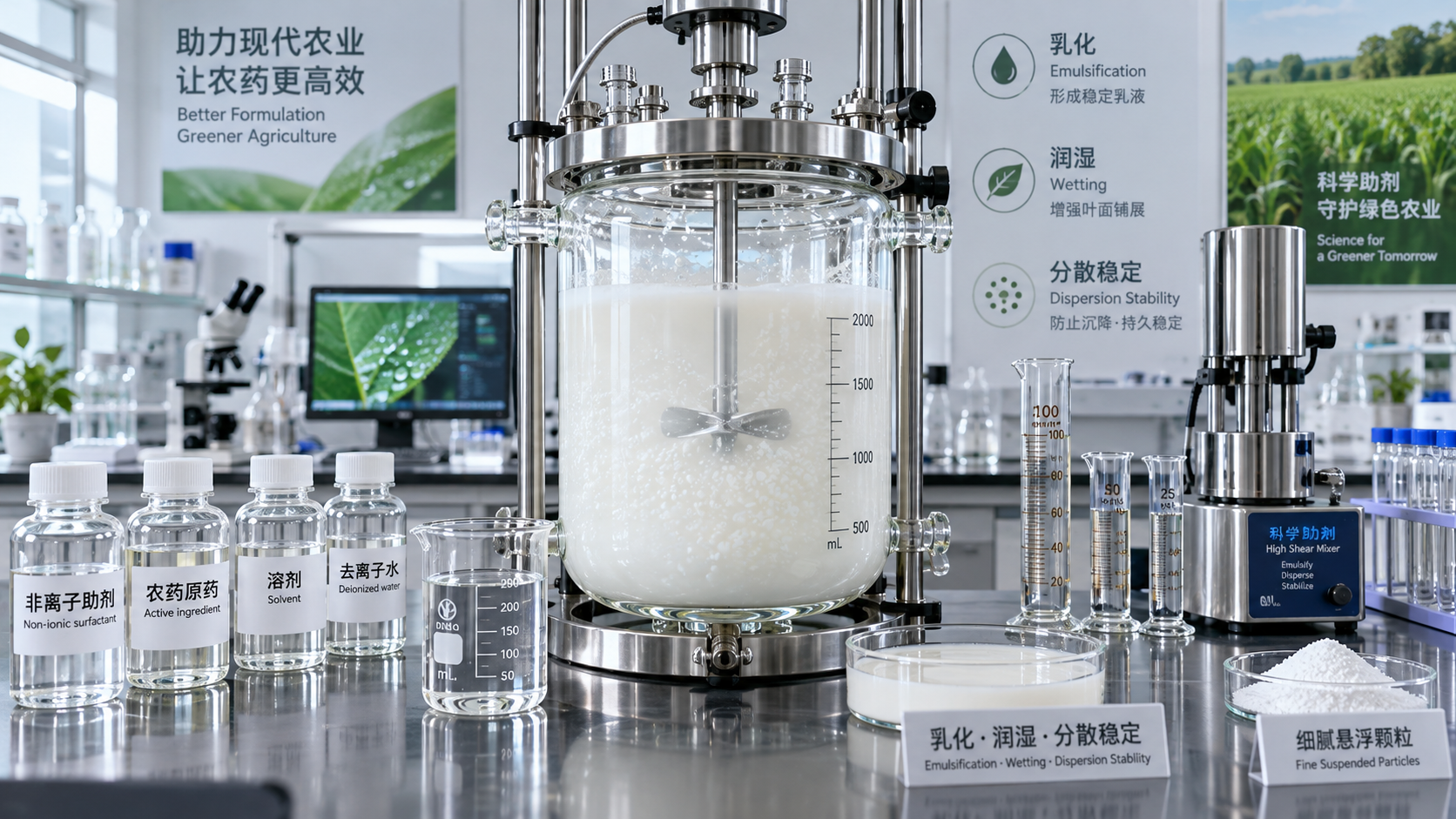 How Non Ionic Intermediates Improve Pesticide Formulation Stability