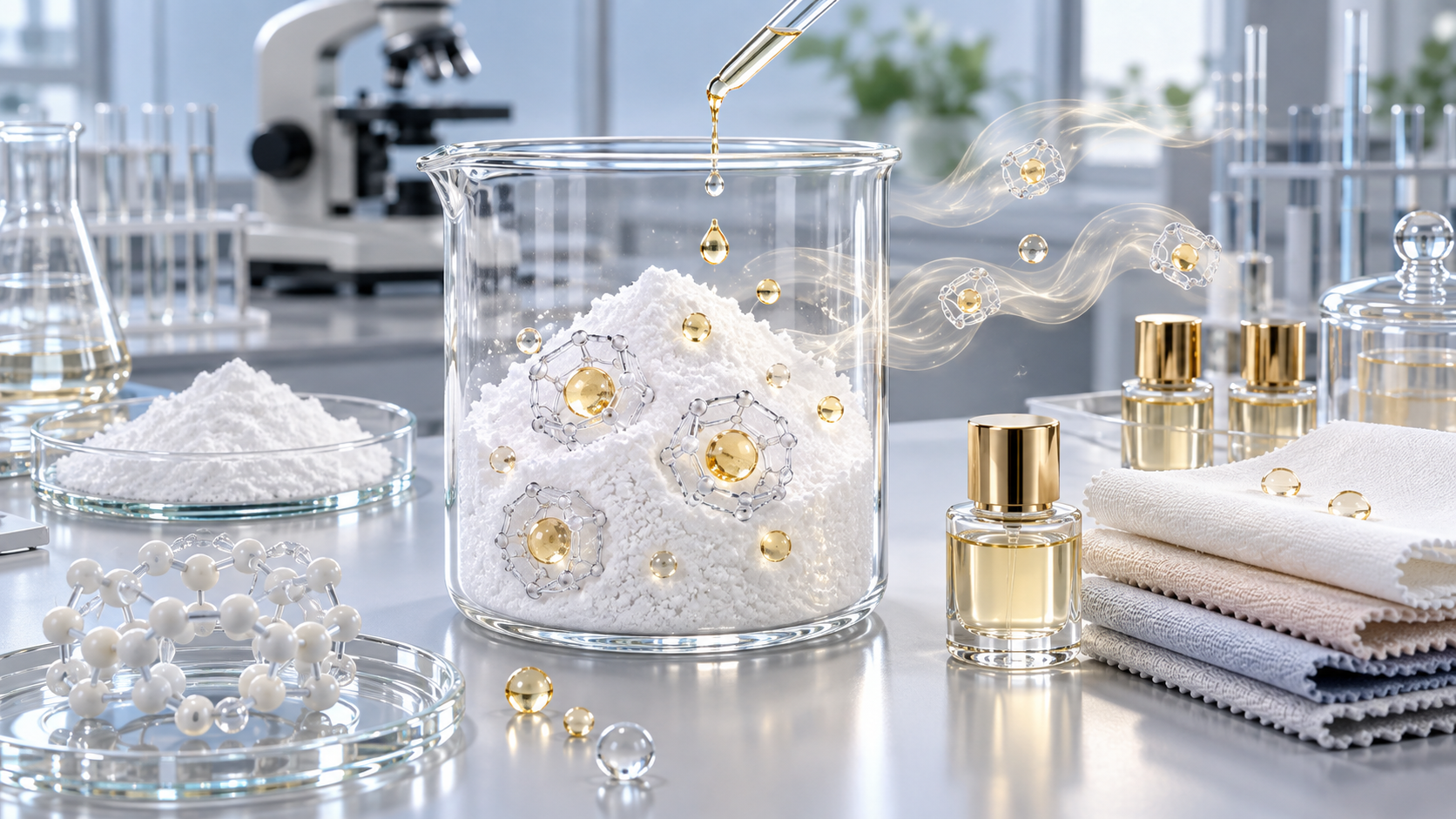 Modified Cyclodextrins Explained for Controlled Fragrance Release