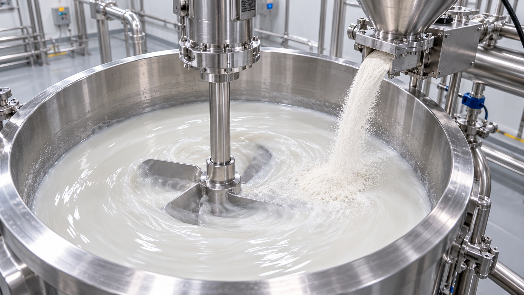 How to Prevent Lumps When Mixing Powder Hydrocolloid Stabilizer Blends