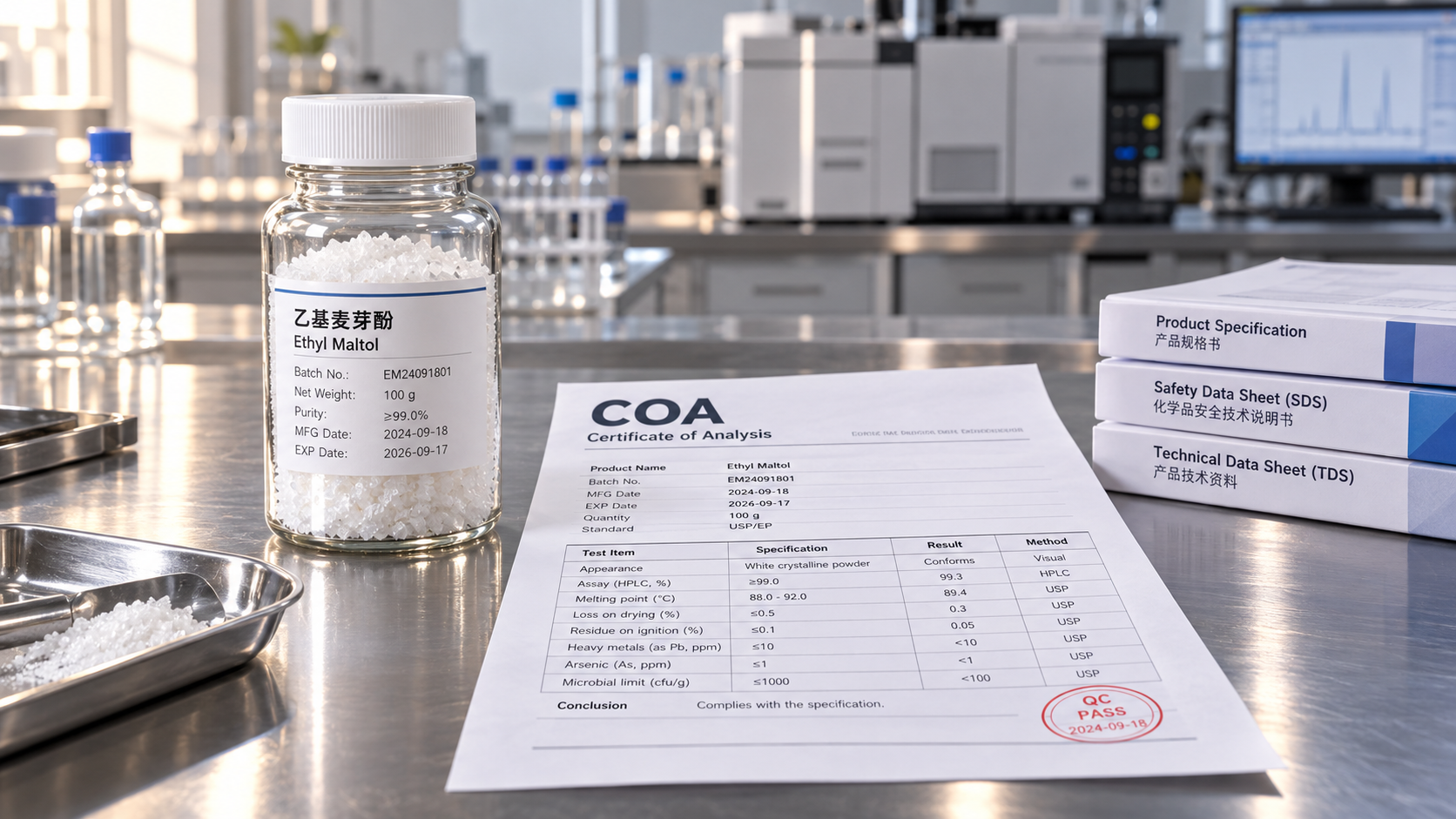 What Food Safety Documents Should an Ethyl Maltol Manufacturer Provide?