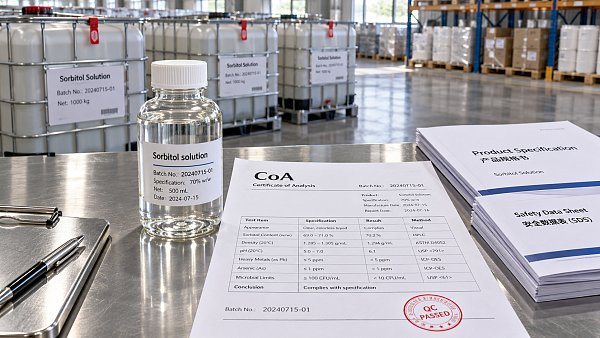 Which Quality Documents Should a Liquid Sorbitol Supplier Provide?