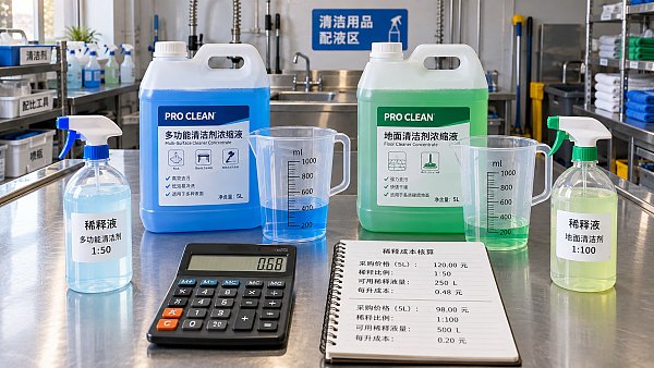 How to Compare Cleaner Concentrates Wholesale by Cost per Use