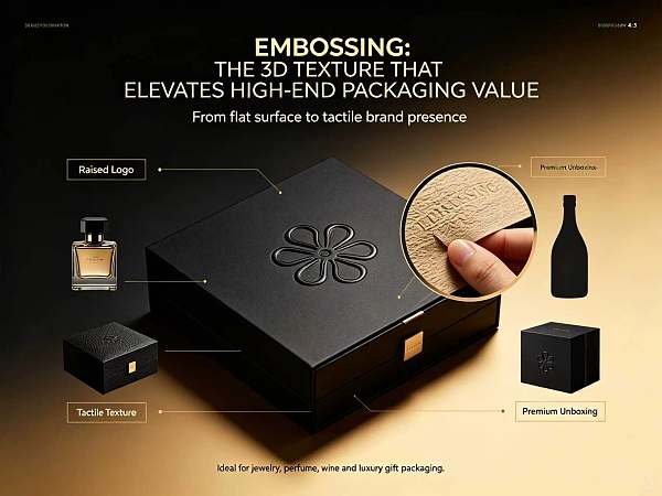 Embossing: The 3D Texture That Elevates High-End Packaging Value Embossing: The 3D Texture That Elevates High-End Packaging Value