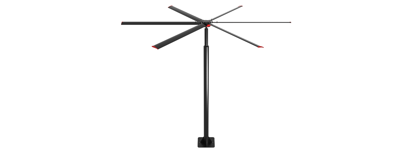 1stCoolFan Pole Stand HVLS Fan-Provide You Large Scale Cooling Solution!