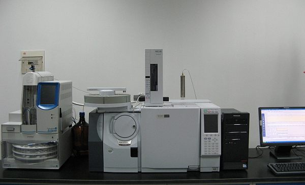 Chromatographe en phase gazeuse couplé à un spectromètre de masse à quadripôle unique