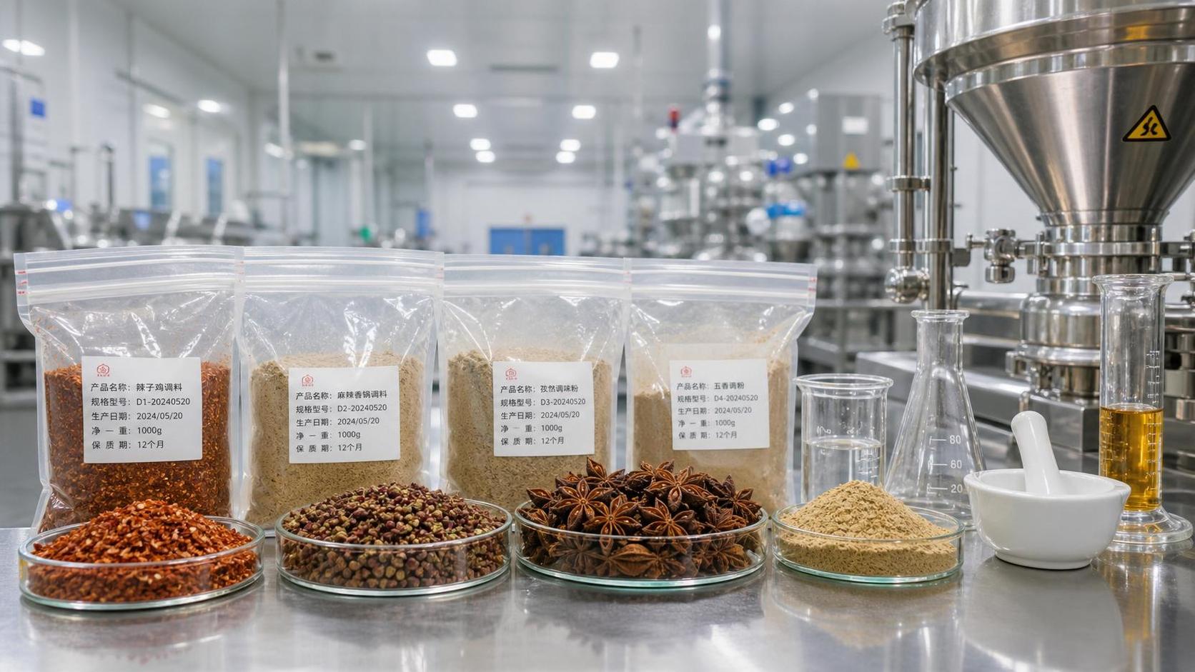 What needs to be confirmed before cooperating with a contract manufacturer for compound seasonings