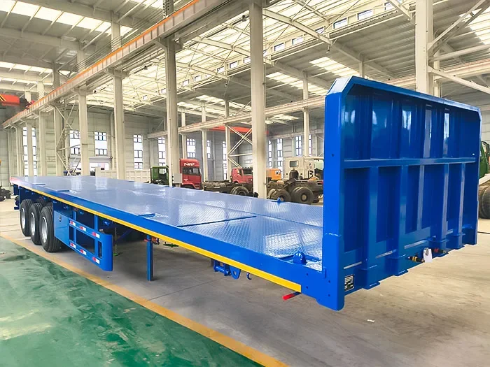 Fabricante de semirremolques de plataforma de servicio pesado con suministro directo