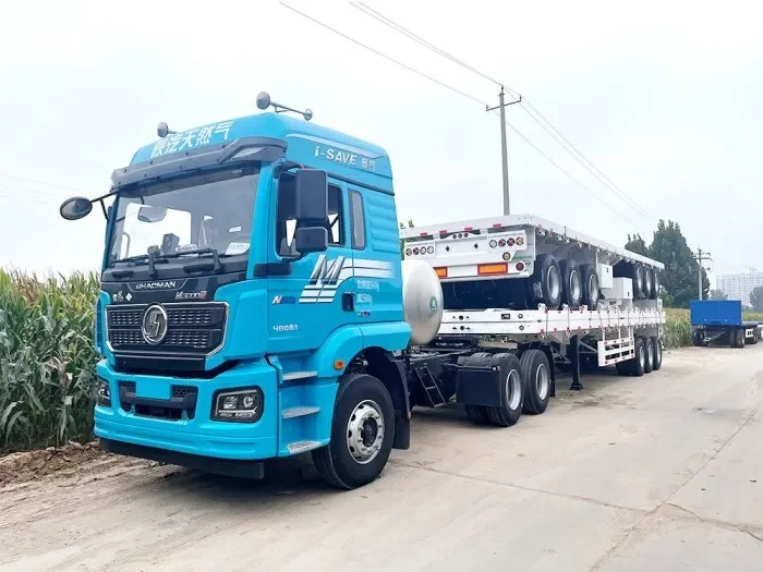 Semirremolque plataforma para contenedores de 40 pies y 50 toneladas