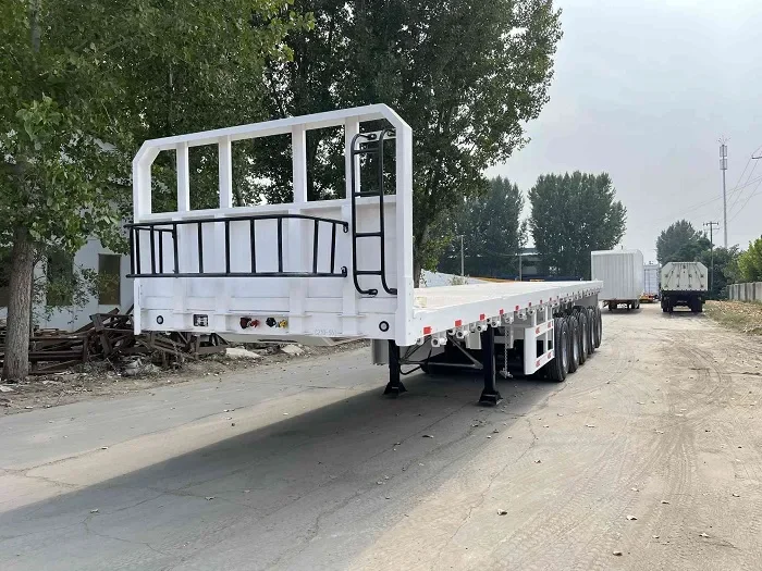 Semirremolque de plataforma de 70 toneladas de calidad