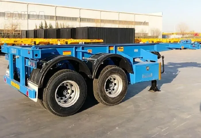 Remorque porte-conteneurs à châssis de 20 pieds pour camion