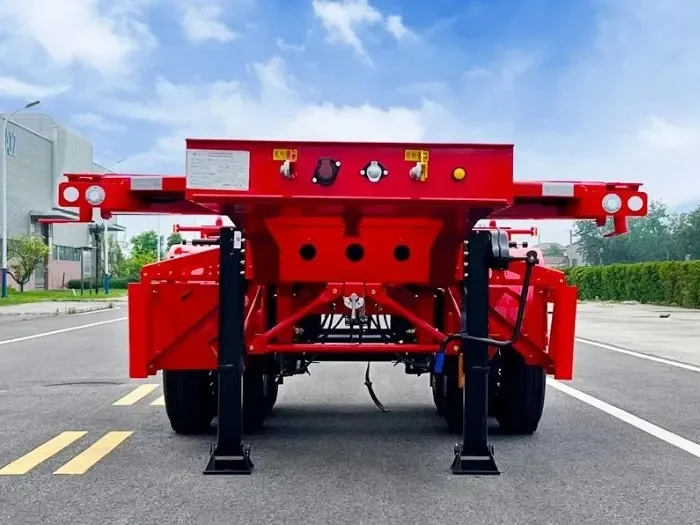 Semi-remorque porte-conteneurs pour tracteur routier à vendre