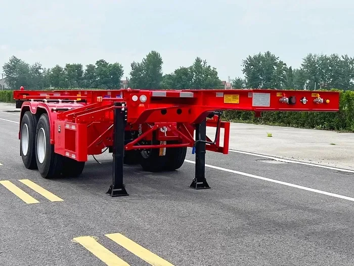 Semi-remorque porte-conteneurs pour tracteur routier à vendre