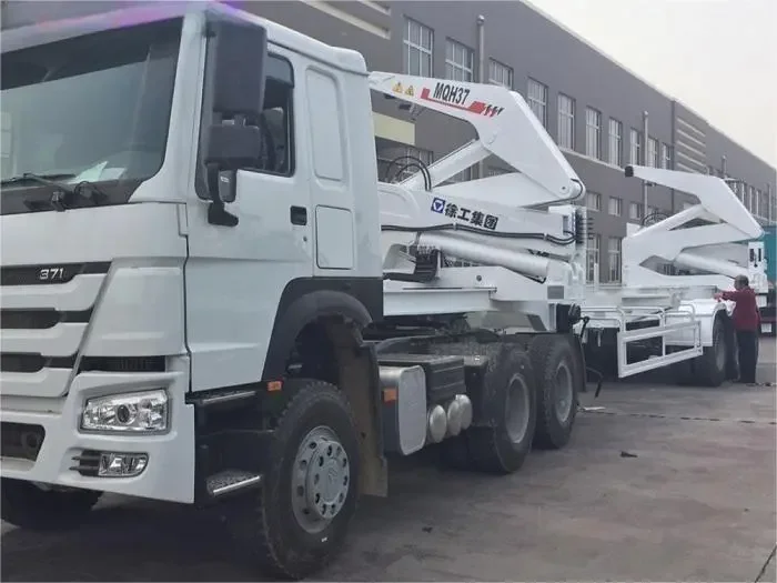 Remorque porte-conteneur à chargement latéral XCMG à 3 essieux, 20FT et 40FT