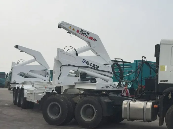 Remorque porte-conteneur à chargement latéral XCMG à 3 essieux, 20FT et 40FT