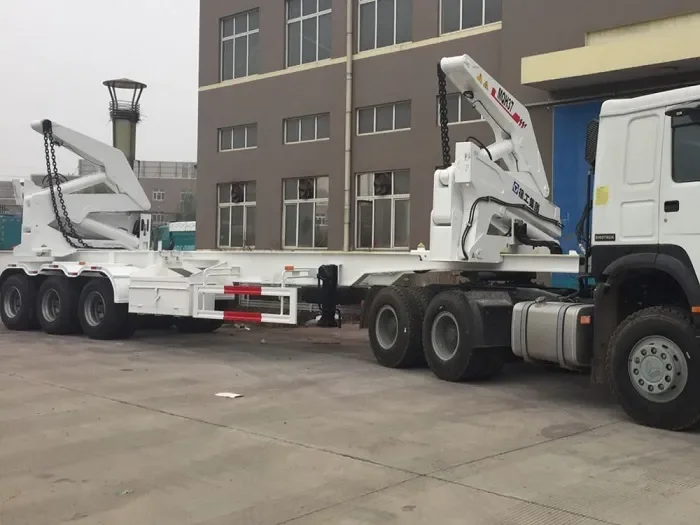 Remorque porte-conteneur à chargement latéral XCMG à 3 essieux, 20FT et 40FT