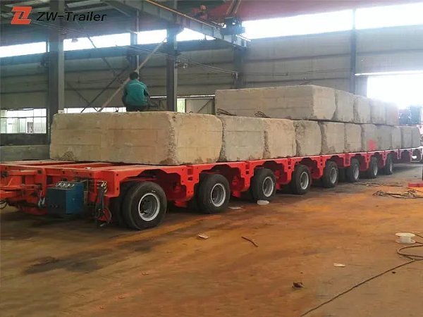 Semirremolque modular hidráulico de servicio pesado Semirremolque modular hidráulico de servicio pesado