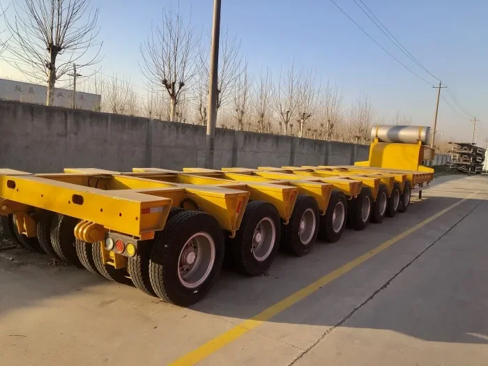 Remorque modulaire pour le transport de charges lourdes