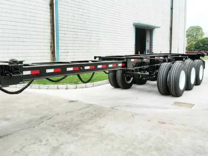 Remolque portacontenedores extensible de 20 Ft a 40 Ft