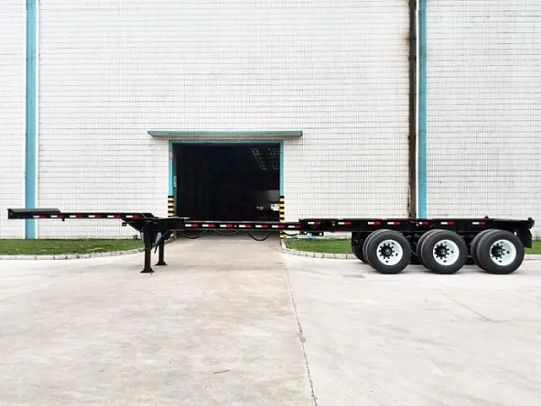 Remolque portacontenedores extensible de 20 Ft a 40 Ft Remolque portacontenedores extensible de 20 Ft a 40 Ft