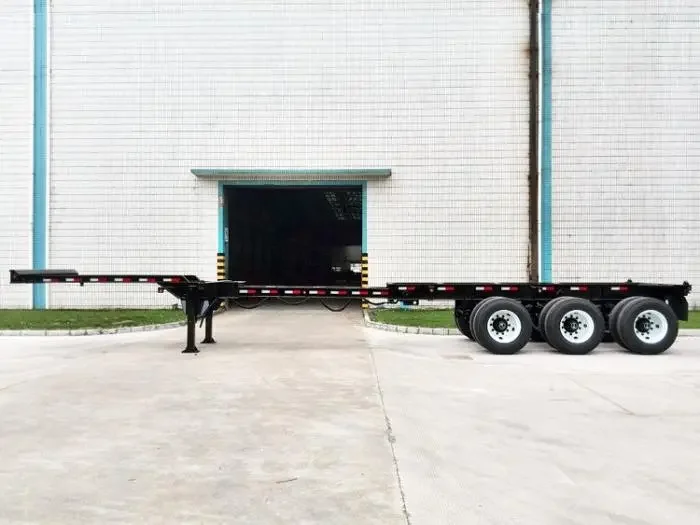 Remolque portacontenedores extensible de 20 Ft a 40 Ft