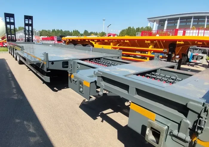 Remorque surbaissée extensible vendue directement par l’usine