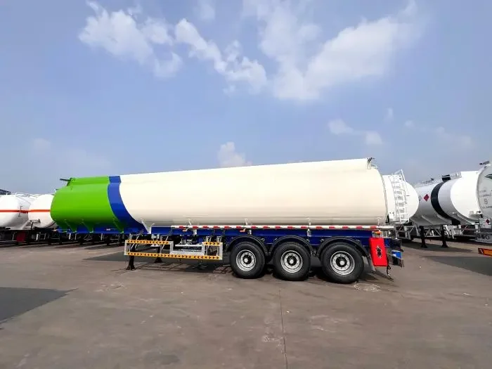Fabricante de semirremolques cisterna de aluminio para combustible de 45.000 litros