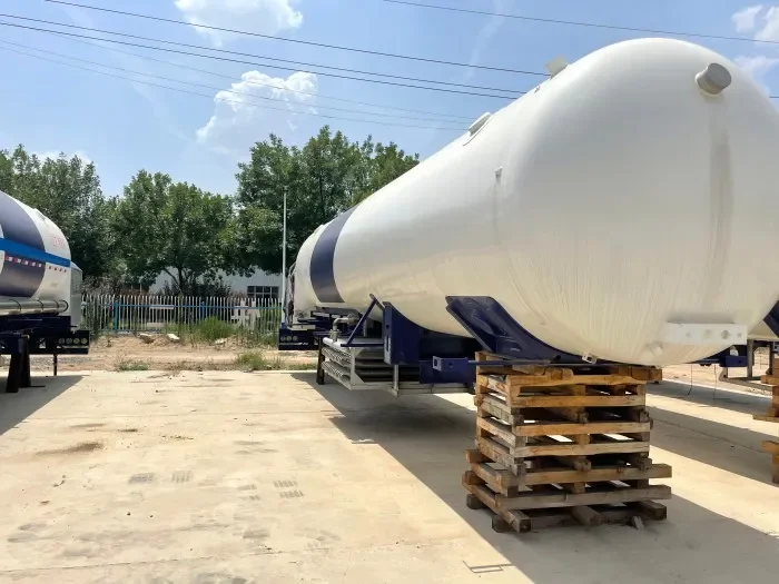 Semi-remorque citerne de stockage d’oxygène liquide