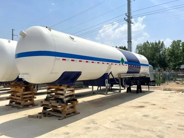 Semi-remorque citerne de stockage d’oxygène liquide