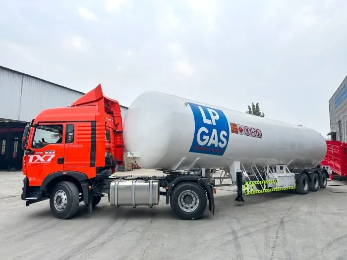 Semirremolque cisterna para transporte de GLP