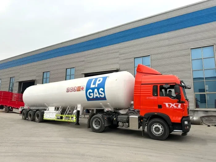 Semirremolque cisterna para transporte de GLP