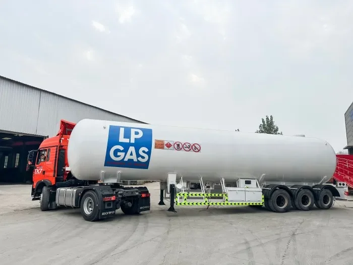Semirremolque cisterna para transporte de GLP