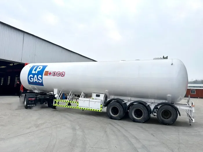 Semirremolque cisterna para transporte de GLP