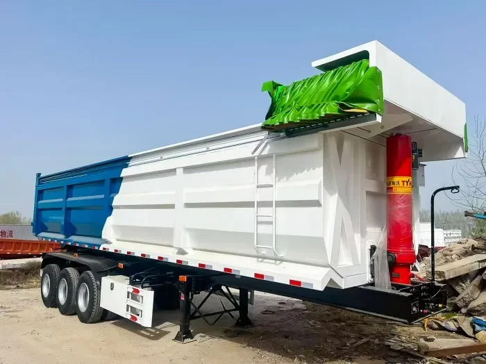 Semirremolque volquete de servicio pesado de 3 ejes, venta directa de fábrica