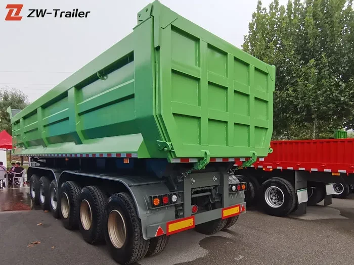 6 Axles Dump Tipper Semi Trailer