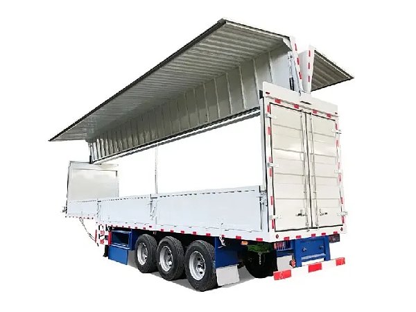 Remolque caja de alas abatibles galvanizado y económico a la venta Remolque caja de alas abatibles galvanizado y económico a la venta
